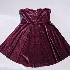 Free People Sparkle Velvet Dress with Pockets